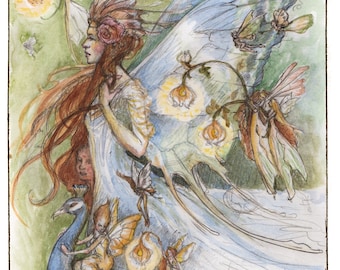Titania's court, Greeting Card by Renae Taylor