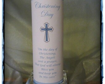 Personalised Christening/Baptism/Naming Day Candle