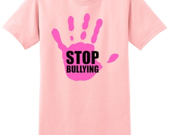 Anti Bullying Stop Bullying T-Shirt school pink shirt day