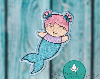 3" Merbaby Iron-on Patch
