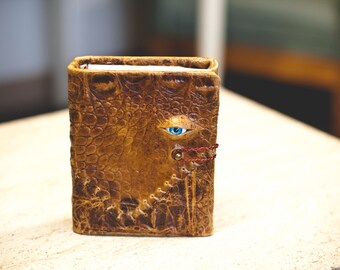 Small Leather Eyeball Notebook