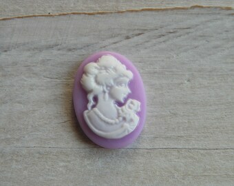 3 cameos from resin 18 x 13 mm