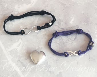 Personalised Couple Bracelet Set, Infinity Bracelet, Sentimental Gifts, Boyfriend Gift, Custom Couple Bracelet, Couple Jewellery, Bracelets