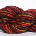 Handspun Yarn - Worsted Weight Wool Singles - 115 yards of Carnival of Souls