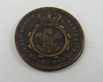 The Prince of Wales Half Sovereign Token Undated.