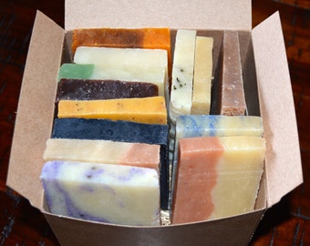 Large Soap Sampler, Soap Ends, Baby Shower Favors, Mother's Day Gift, Bridal Shower Favors, Wedding Favor; Party Favors, Handmade Soap Set