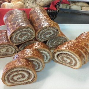 Easter Bread Walnut Roll Walnut Strudel Beigli Traditional Kalacs Recipe Handmade Authentic Hungarian Walnut Roll German Walnut Strudel