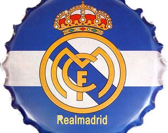 REAL MADRID FC - Bottle Top Wall Tin