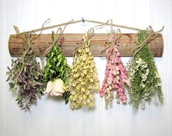Dried Flower Rack, Drying Rack, Dried Flower Arrangement, Farmhouse Decor