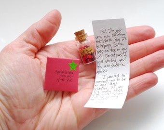 Elf Dust & Letter from Santa's Elf gift set