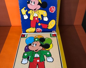 Vintage Jumbolino Walt Disney Mickey Mouse Jumbo Game 1980