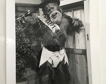 Harry And The Hendersons, Have a Harry New Year, 1993 MCATV Press Photo, Vintage Hollywood Collectible