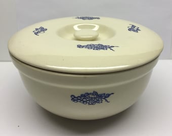 Oxfordware Ironstone Covered Refrigerator Dish