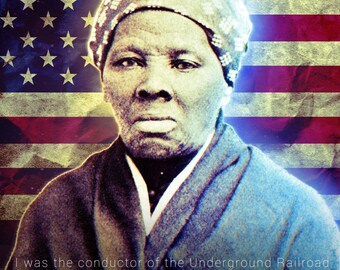 Harriet Tubman Poster Underground Railroad Classroom Quote (18x24)