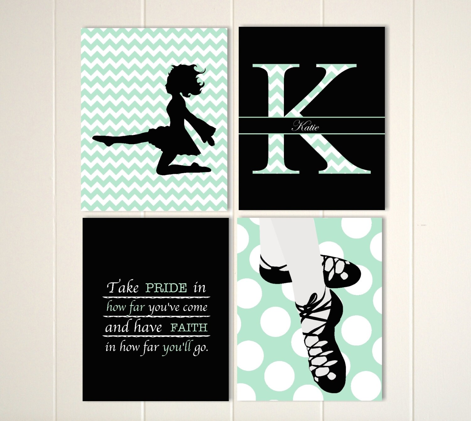 Irish dancer teen girl room decor Irish dance wall art