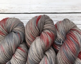 Granite Hand Dyed Merino Sport Sock Yarn 100g 265 meters