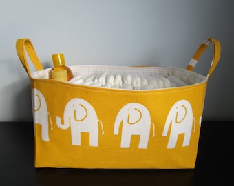 Home Decor, Baby Shower Gift, Storage Basket, Toy Storage Bin, Fabric Basket, Diaper Caddy, toy storage basket nursery basket Nursery Decor