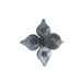 HK21 Spanish spade cross wrought iron cabinet knob hardware