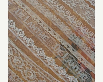 ONSALE 9 Yards Vintage and Antique Lace Lot N024 9 Yards