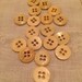 Late 1800's Early 1900's Bone Antler Horn Buttons