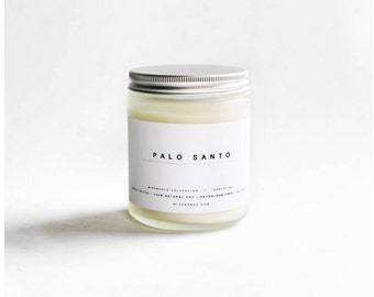 Palo Santo | ALL NATURAL Aromatherapy Soy Candle | ARGENTINA | Essential Oil Candle