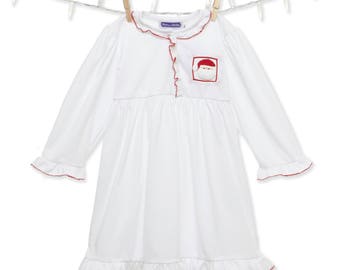 Smocked Santa Night Gown