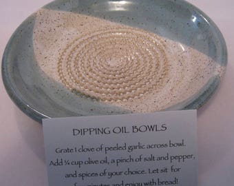 Garlic grater, Garlic scraper. Dipping Bowl, Parmesan grater, bread dipping plate