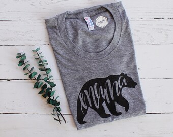 Mama Bear American Apparel Women's Tri-Blend Tee