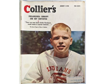 Colliers Magazine August 7 1948 Vintage Ephemera