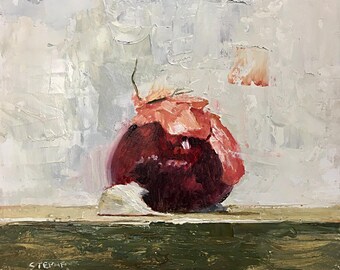 Red Onion with Garlic 7"x7"