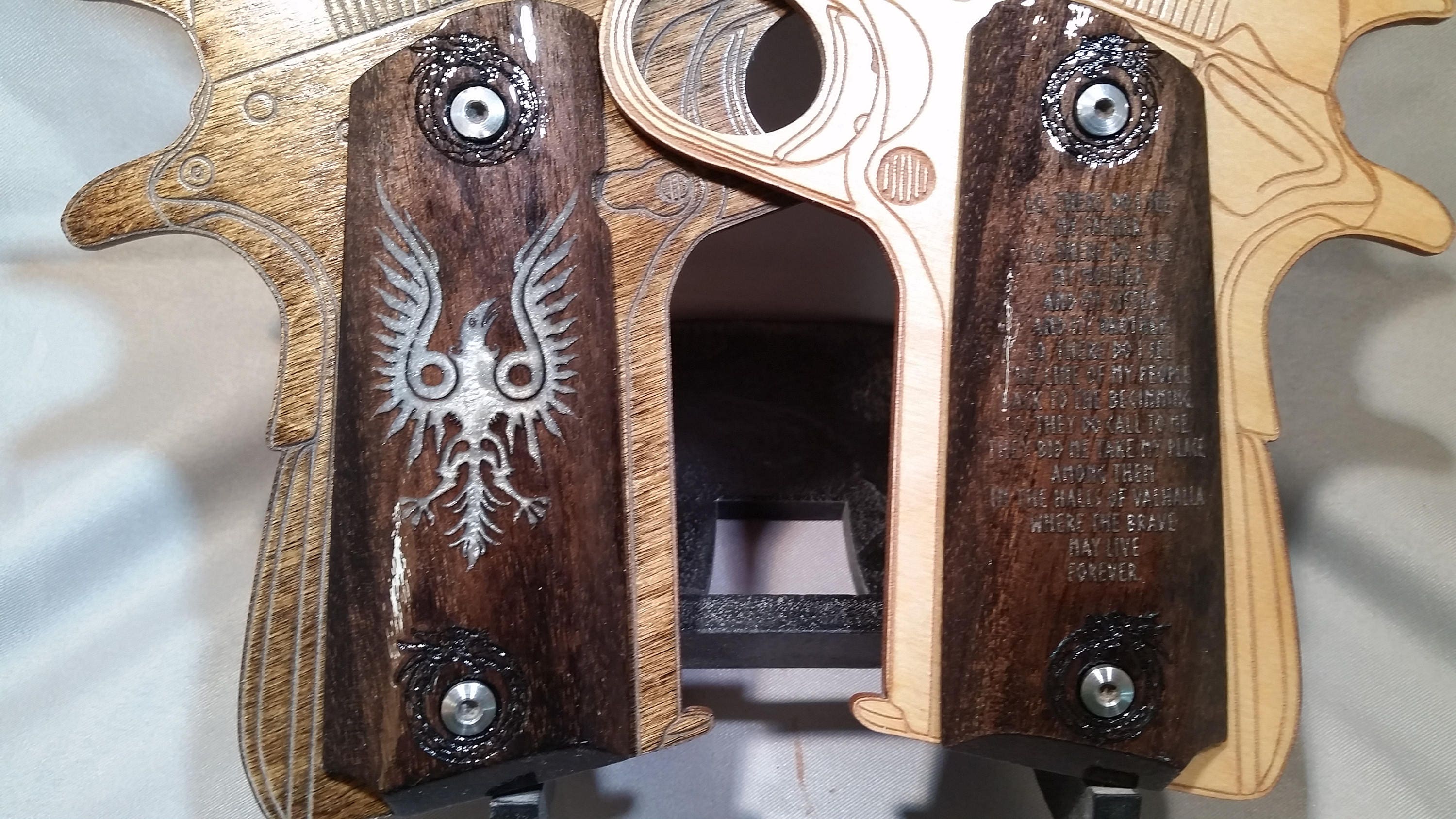 Can A Gun Grip Be Inlaid With Stone - zfk8juj