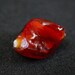 Perle LAMPWORK glass red CHIP shape
