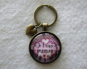 Keychain "I love you MOM"