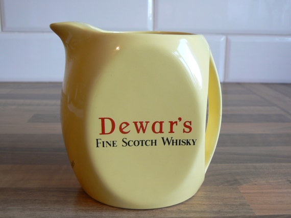 Dewar's Whisky Water Jug Decorated with the Dewar