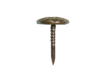 Lot of 50 - 3/8" - Dimpled Head Decorative Nail Tack for Upholstery, Antique Furniture, or Frame decor