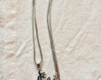 Deer family necklace