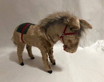 Antique Clockwork Mechanical Donkey