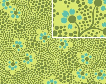 In stock - Amy Butler - Cameo forget me not in olive
