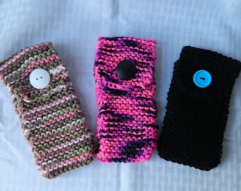 Hand Knitted Eyeglass Case