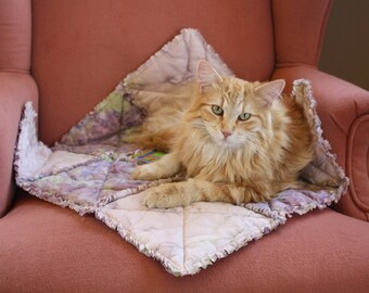 Cat Bed, Cat Blanket, Pet Furniture Cover, Sofa Cover, Pet Bedding, Pet Travel Blanket, Pet Accessories, Blanket for Cats, Fabric Cat Bed