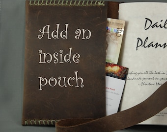 Add a Pocket to Your Custom Handmade Leather Journal