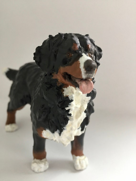 bernese mountain dog sculpture