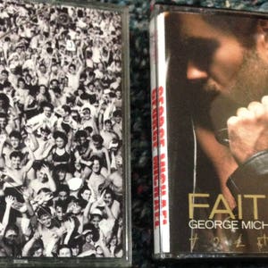 George Michael (2) audio cassette tapes: FAITH + Listen Without Prejudice