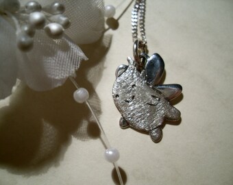Blumenelf, Elf, pendant, 925 sterling silver, unique