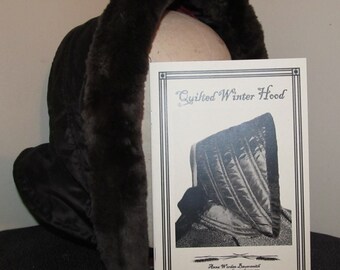 Quilted Winter Hood Pattern Electronic Version - By Anna Worden Bauersmith