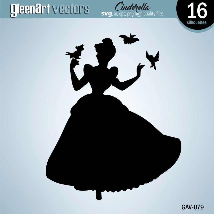 Download Cinderella silhouettes Disney princess, Cinderella svg cut ...