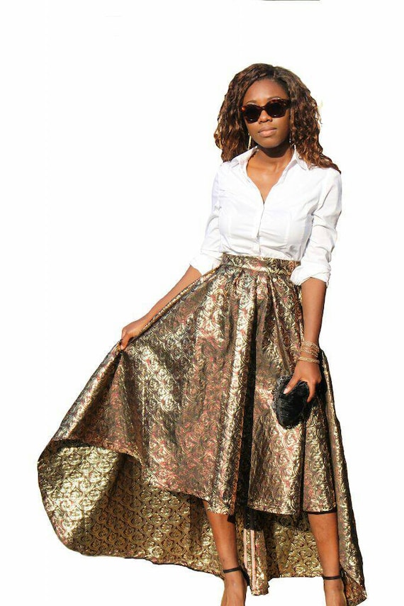 Felicitibelle High-Lo Maxi Occasion Partywear Skirt