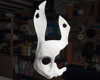Bioshock 2 Rabbit Splicer Mask for Cosplay or Costume - Unpainted Resin Cast