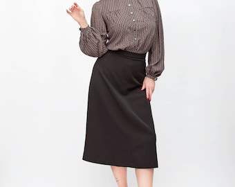 fladed skirt in the style of the 40s