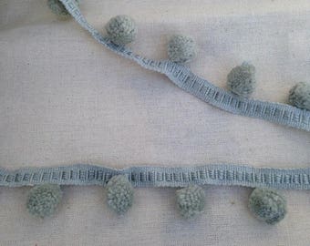 old, vintage lace, tassels, trimmings, extra, sea green, blue grey, old